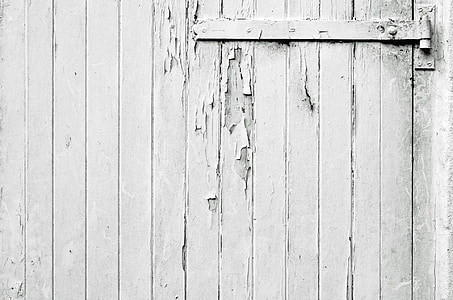 white wooden fence surface
