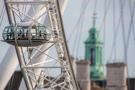 selective photography of London Eye