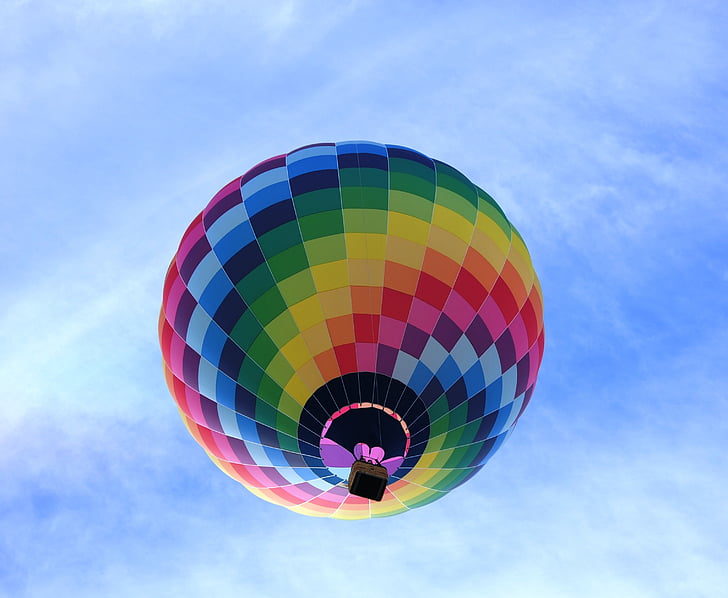 multicolored air balloon