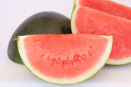 sliced watermelons