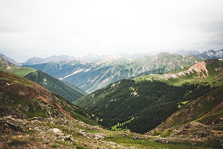 green mountain range