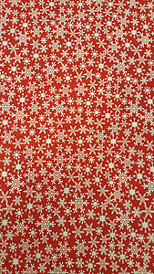 red and white textile