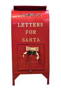 red Letters for Santa mailbox