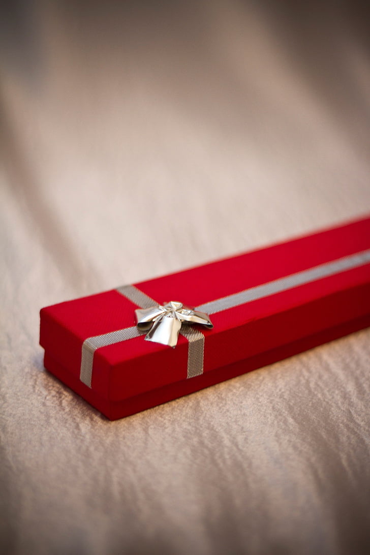 rectangular red gift box