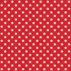 red and yellow star print background