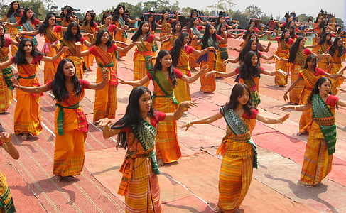 group of women dancing