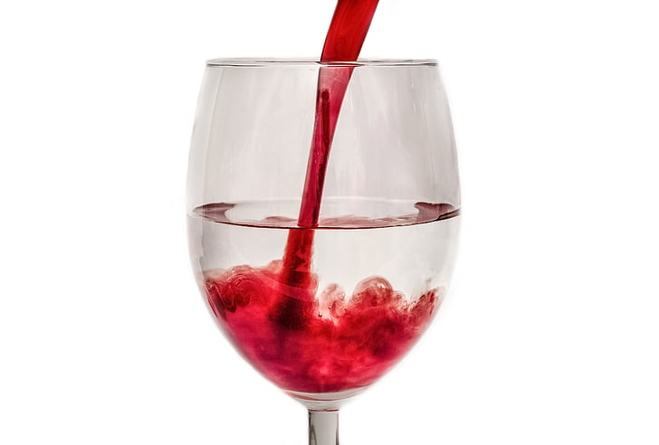 photography of clear wine glass with wine