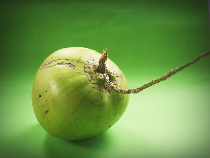 green coconut fruit