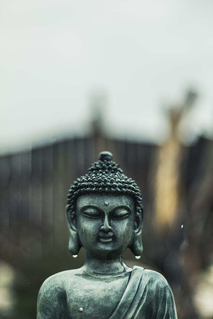 selective focus photo of jade buddha