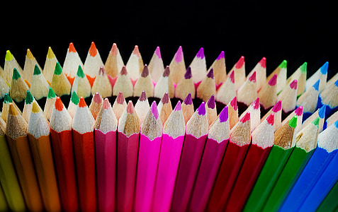 photo of coloring pencil lot