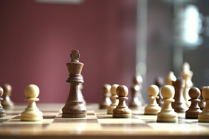 chess piece and board