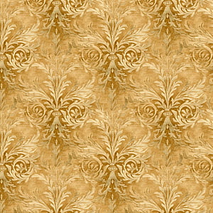 brown floral textile