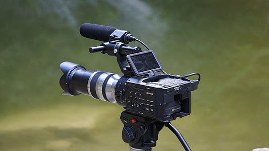 black video camera