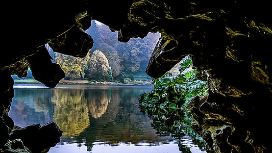 body of water cave