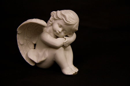 art, ceramic, figure, angel