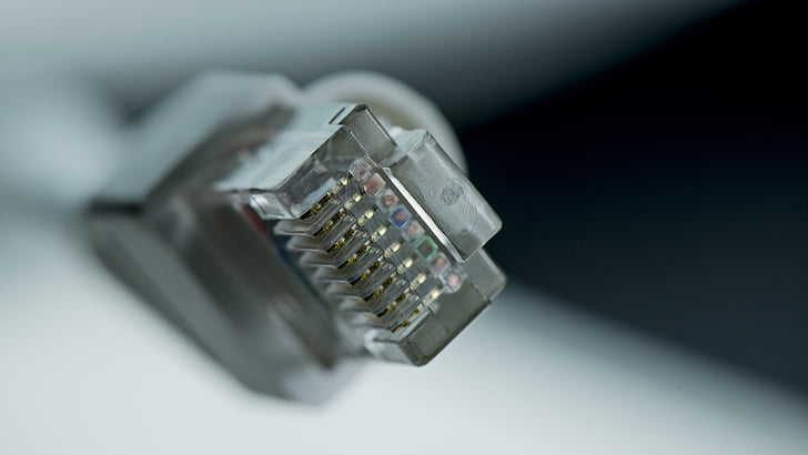 rj45, ethernet, internet, plug, connector, network