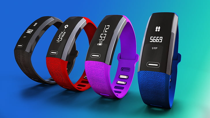 four fitness bands