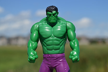 incredible hulk, superhero, green, man, male, angry