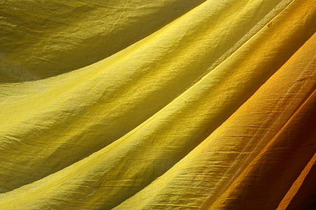 yellow, fabric, structure, bright, slightly, pattern