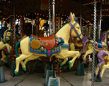 empty carousel ride
