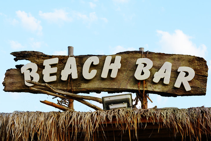 Beach Bar signage