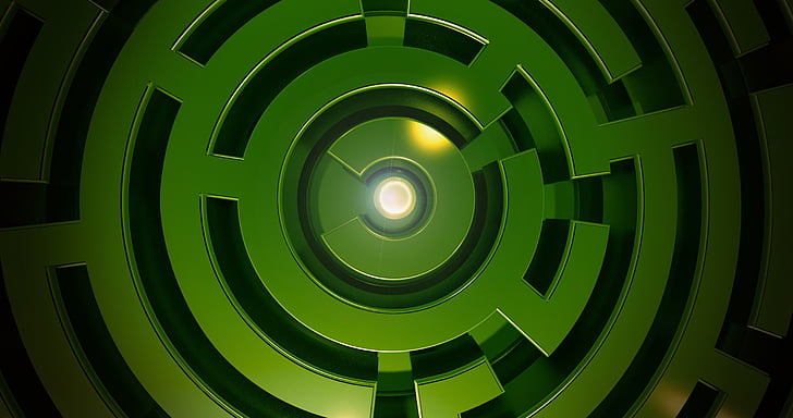round green maze