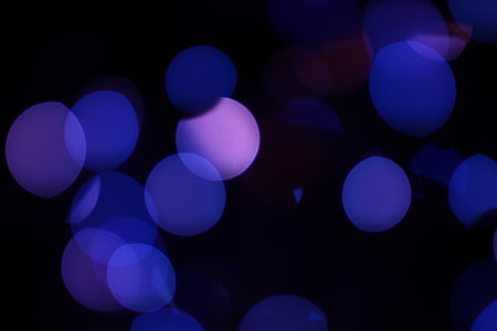 blue and pink bokeh photo