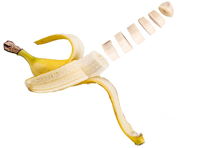 sliced banana fruit