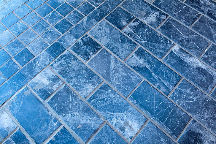 teal flooring tiles