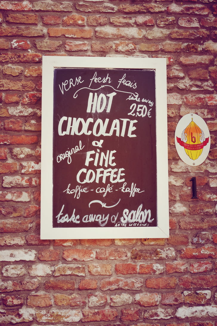 Hot Chocolate signage