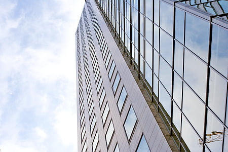 low angle view of high-rise building