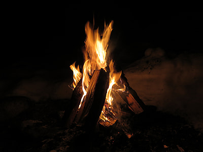 close up photo of bonfire