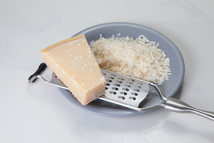 gray steel cheese grater