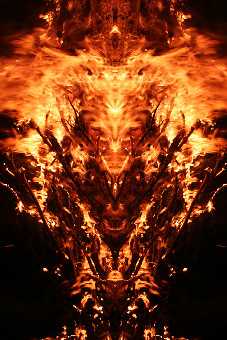 dragon flame poster