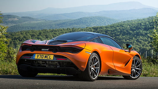 orange McLaren 720S coupe