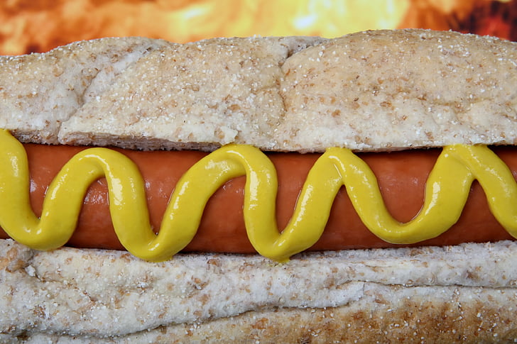 foot long with yellow spread