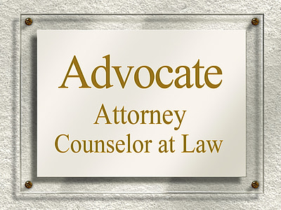Advocate Attorney Counselor At Law signgage