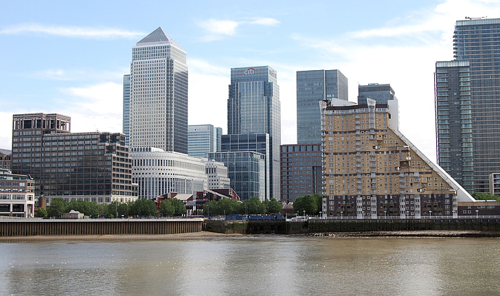 canary wharf, london, business, architecture, cityscape, modern