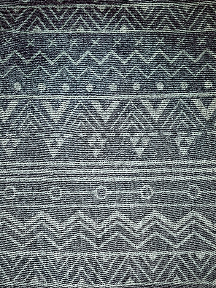 black and grey textile