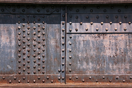 black steel gate