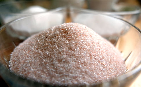 bunch of sugars in glass bowl