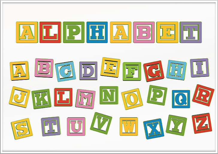 alphabet letter artwork