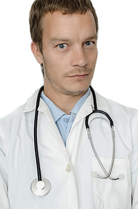 man wearing doctor uniform