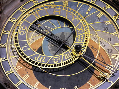 Zodiac analog clock