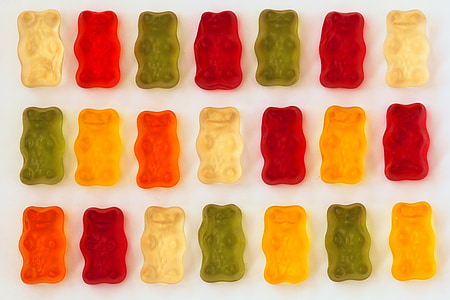 pile of gummy bears