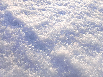 close-up photo of snow