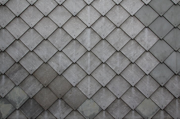 shingle, slate, tile, diamonds, grey, pattern