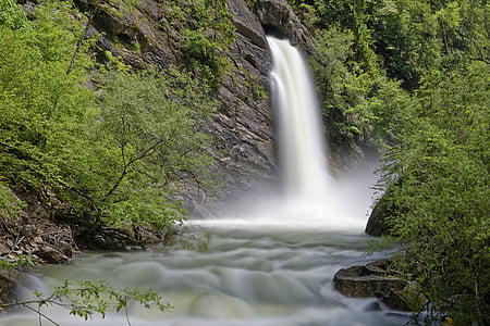landscape photo of waterfalls during daytime