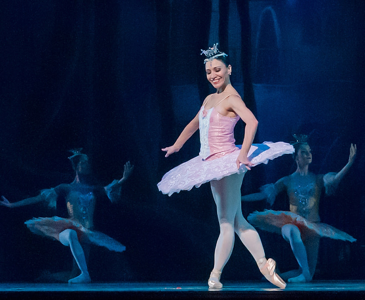 ballerina performing on stage