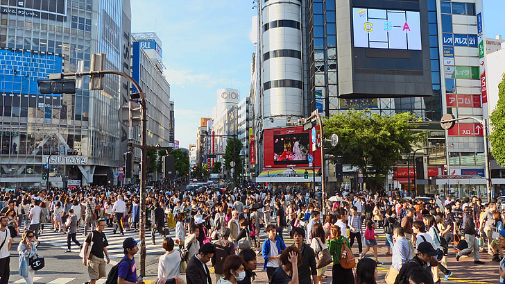 Tokyo square photograph